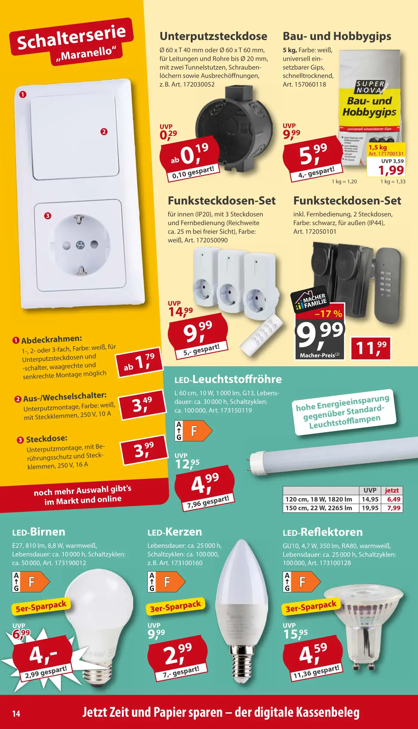 Sonderpreis Baumarkt Prospekt Seite 14