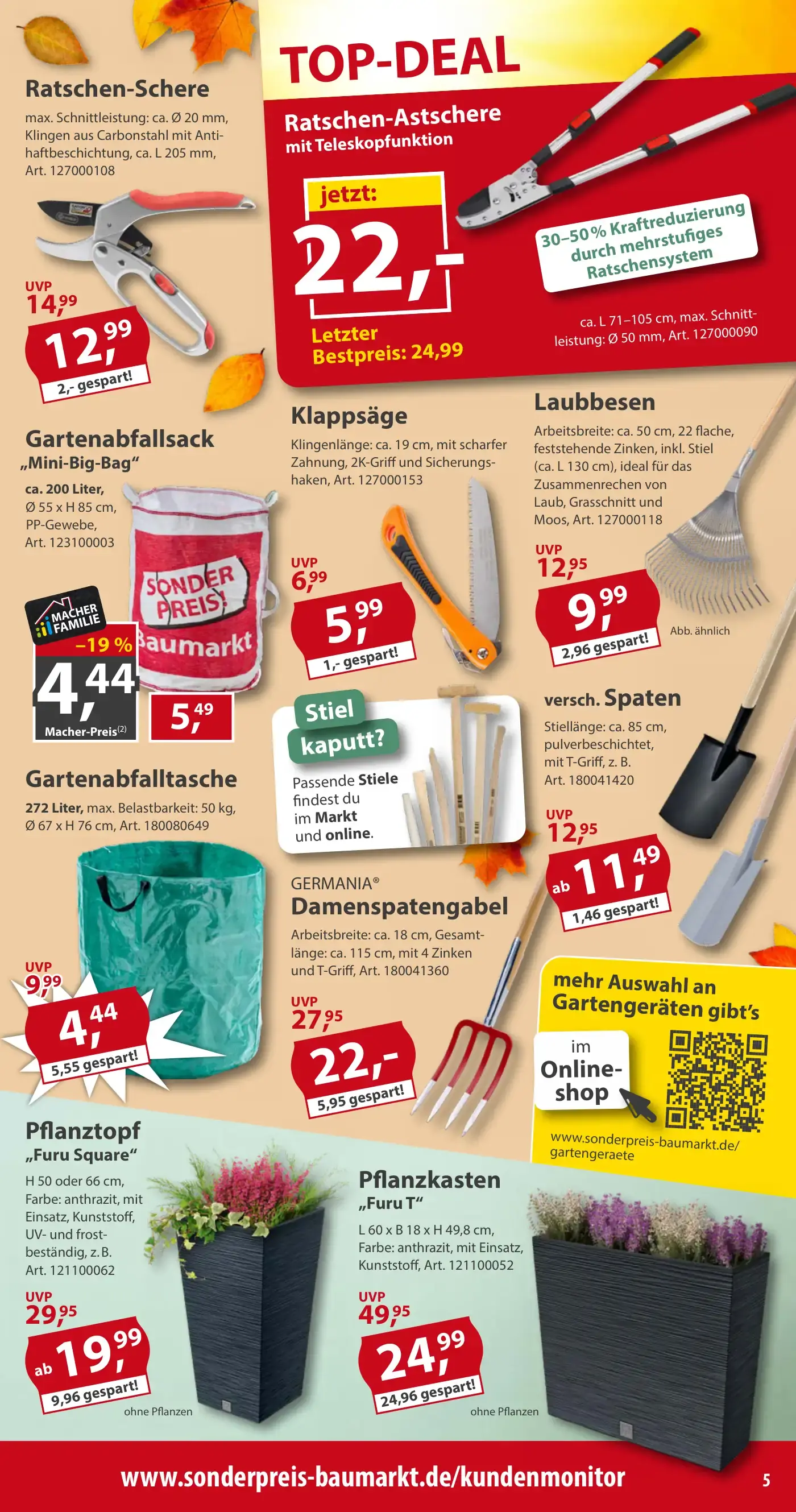 Sonderpreis Baumarkt Prospekt Seite 5