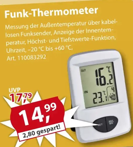 Funk-Thermometer