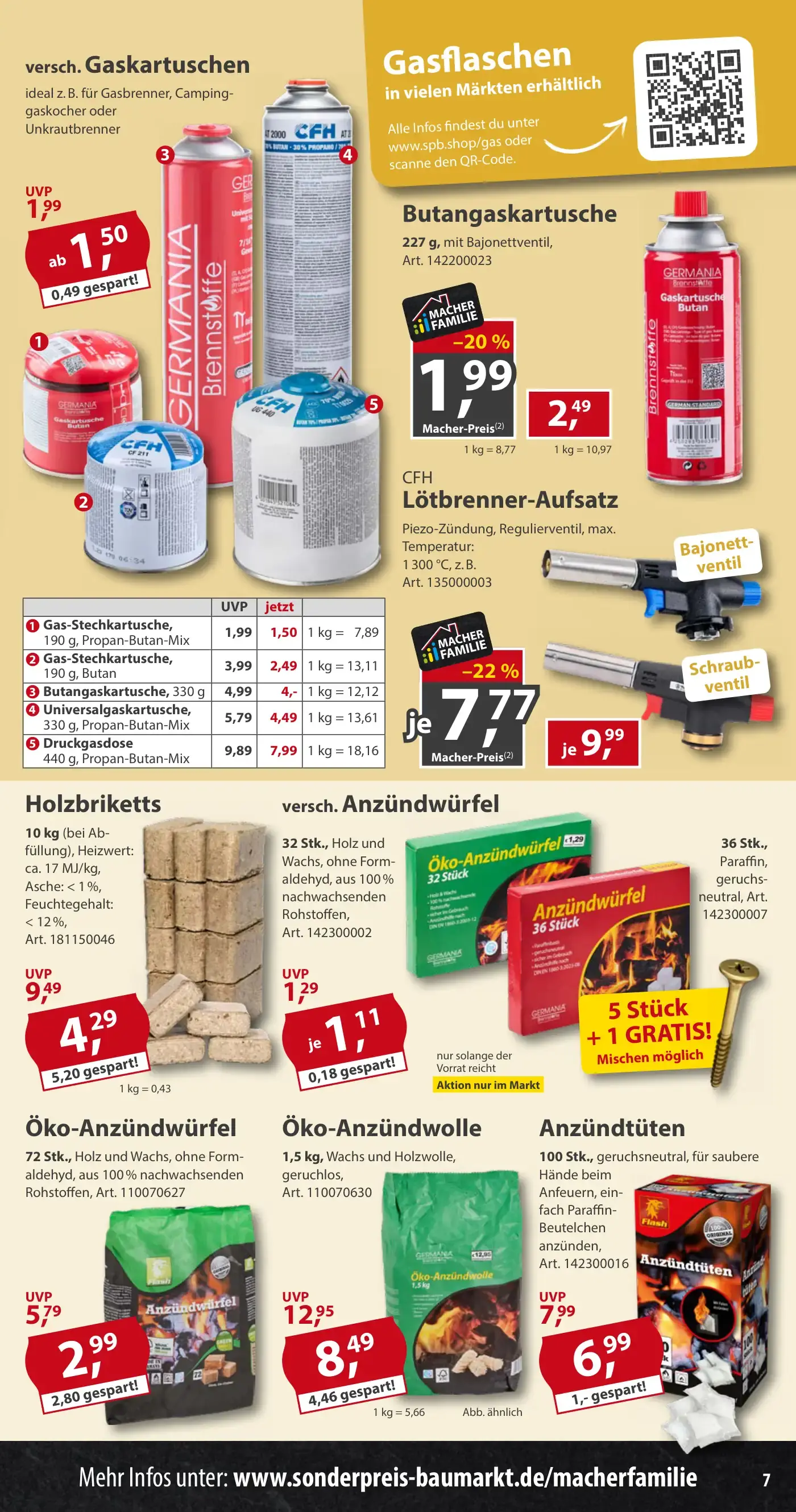Sonderpreis Baumarkt Prospekt Seite 7