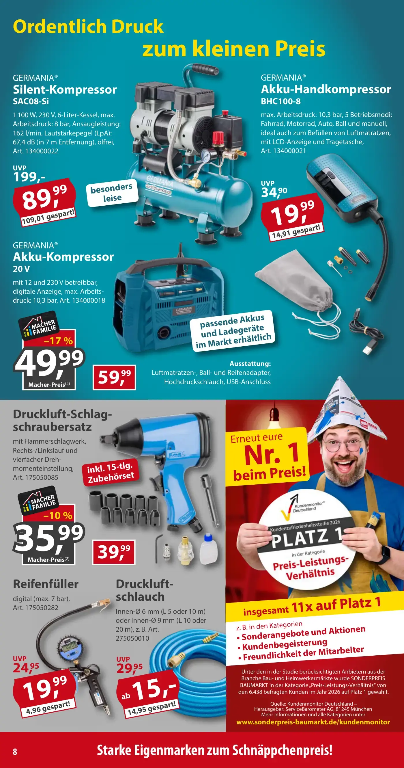 Sonderpreis Baumarkt Prospekt Seite 8