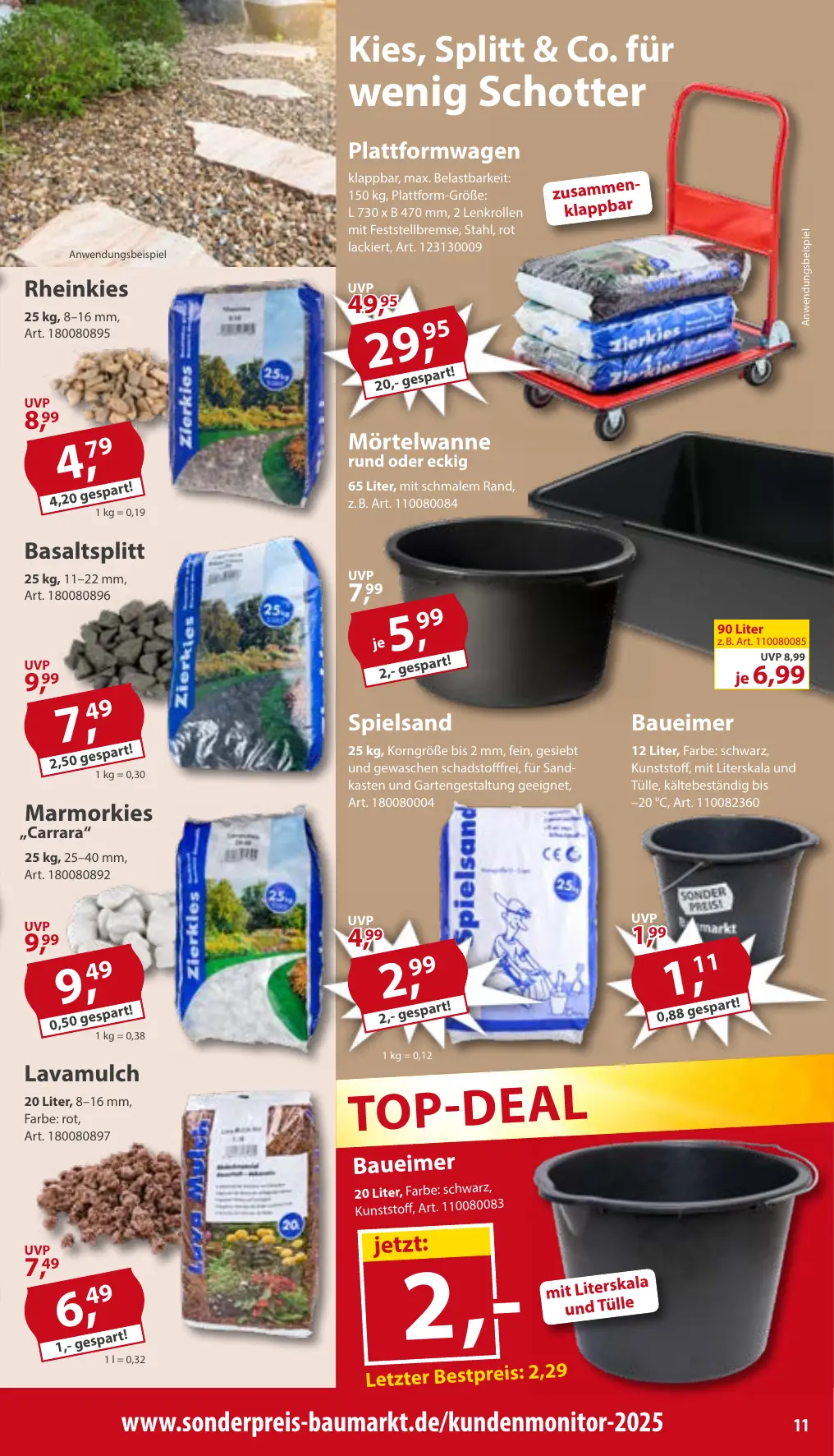 Sonderpreis Baumarkt Prospekt Seite 11