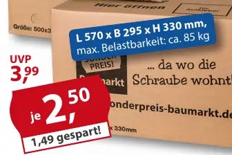 Umzugskarton oder Bücherkarton