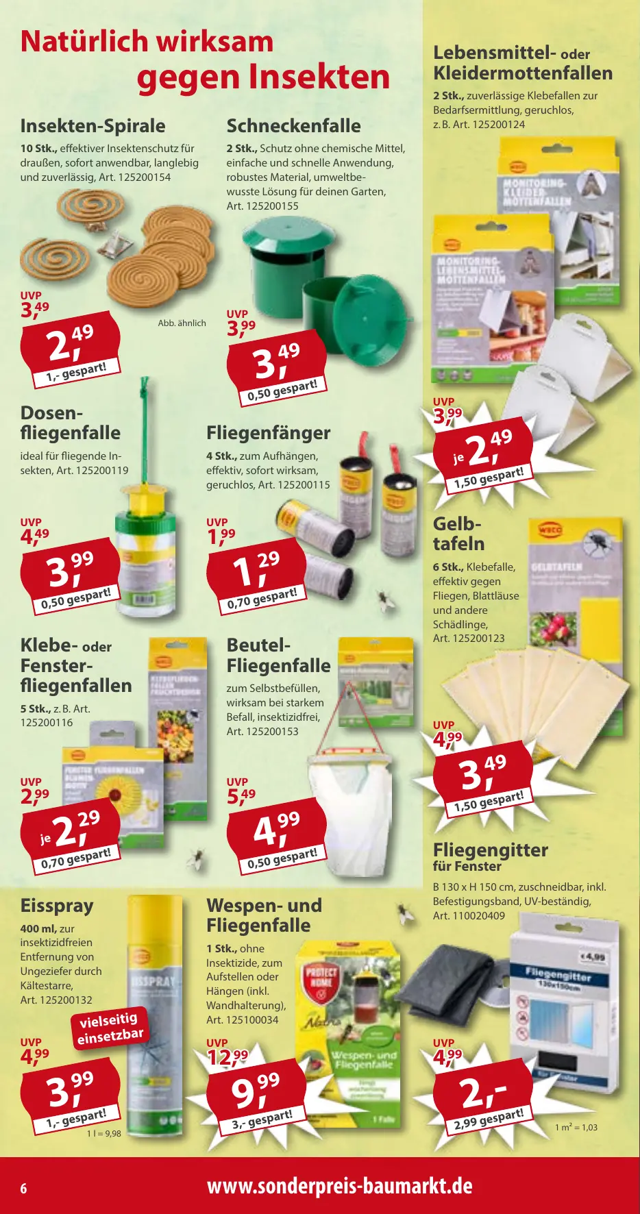 Sonderpreis Baumarkt Prospekt Seite 6