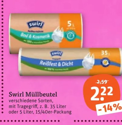 Swirl Müllbeutel