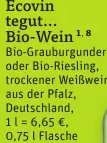 Ecovin tegut... Bio-Wein