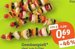 Gemüsespieß