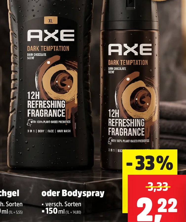 AXE Duschgel oder Bodyspray