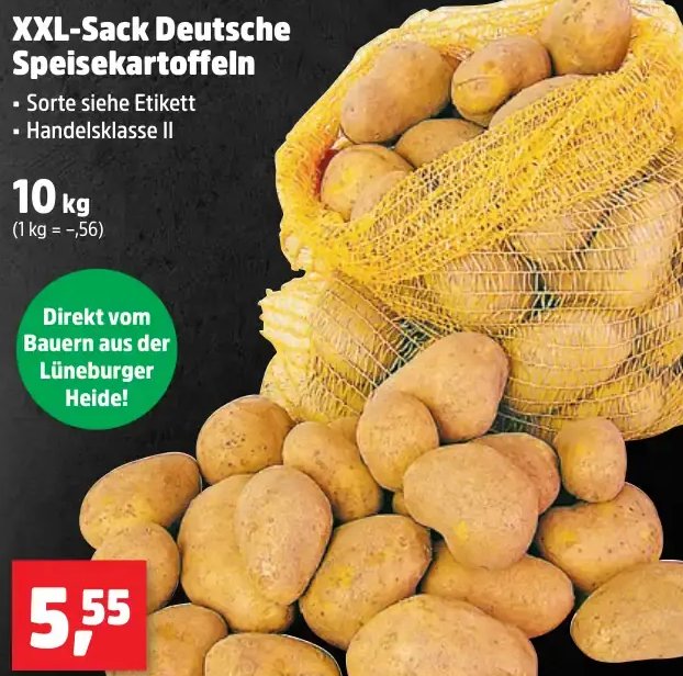 XXL-Sack Deutsche Speisekartoffeln