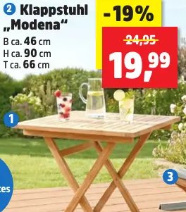 Klappstuhl „Modena“