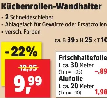 Küchenrollen-Wandhalter