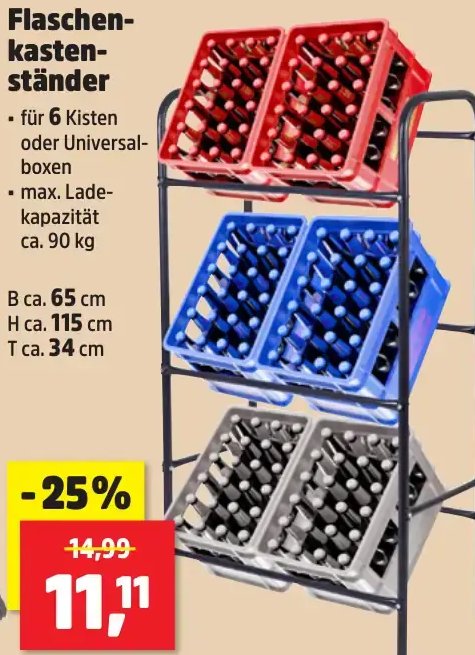 Flaschenkastenständer