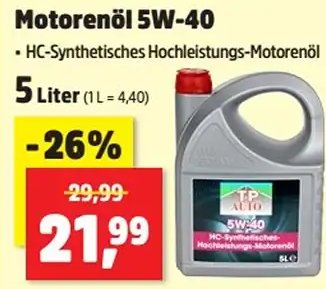 Motorenöl 5W-40
