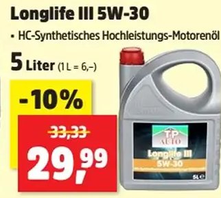 Longlife III 5W-30
