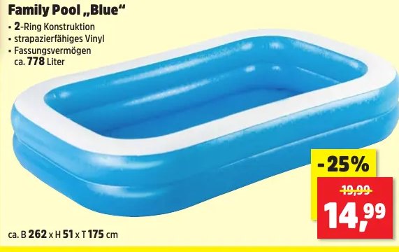 Family Pool „Blue“