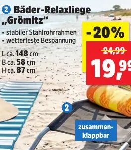 Bäder-Relaxliege „Grömitz“