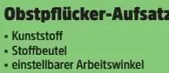Obstpflücker-Aufsatz
