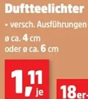 Duftteelichter