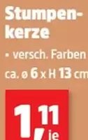 Stumpenkerze