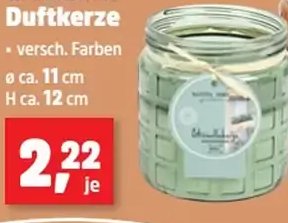 Citronella- Duftkerze