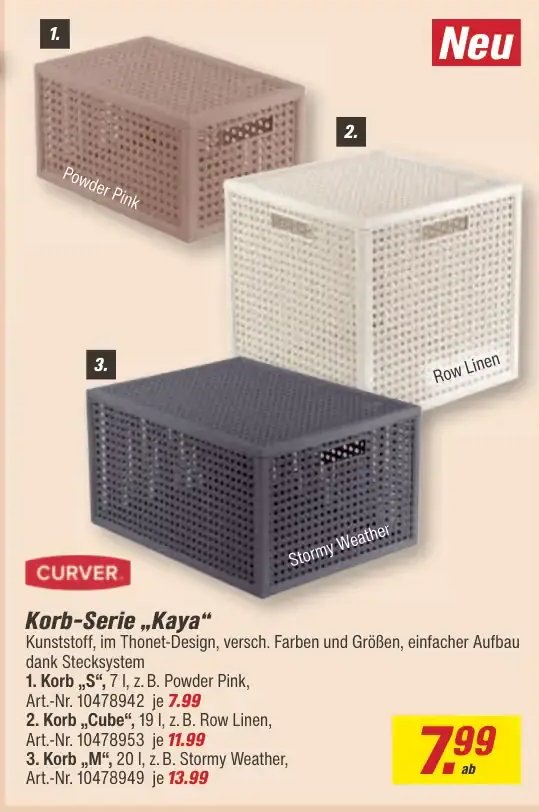 Korb-Serie „Kaya“