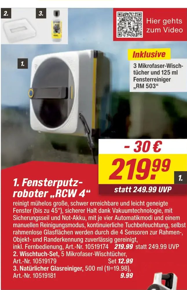 Fensterputzroboter „RCW 4“