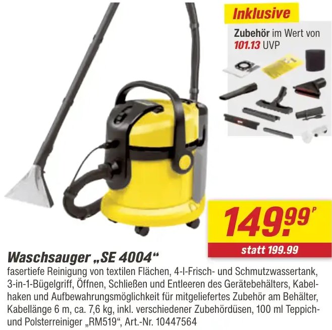 Waschsauger „SE 4004“
