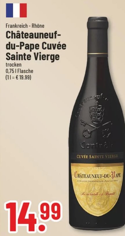 Châteauneuf-du-Pape Cuvée Sainte Vierge