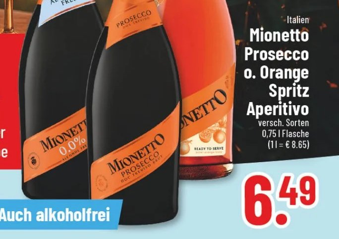 Mionetto Prosecco o. Orange Spritz Aperitivo
