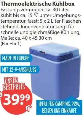 Thermoelektrische Kühlbox