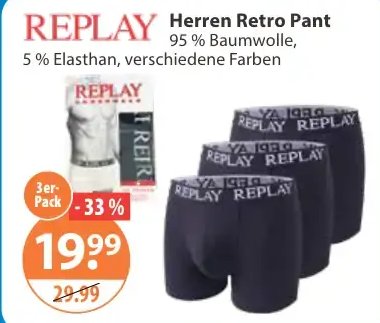 REPLAY Herren Retro Pant