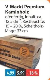 V-Markt Premium Kaminholz