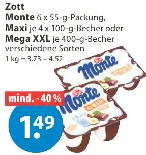 Zott Monte