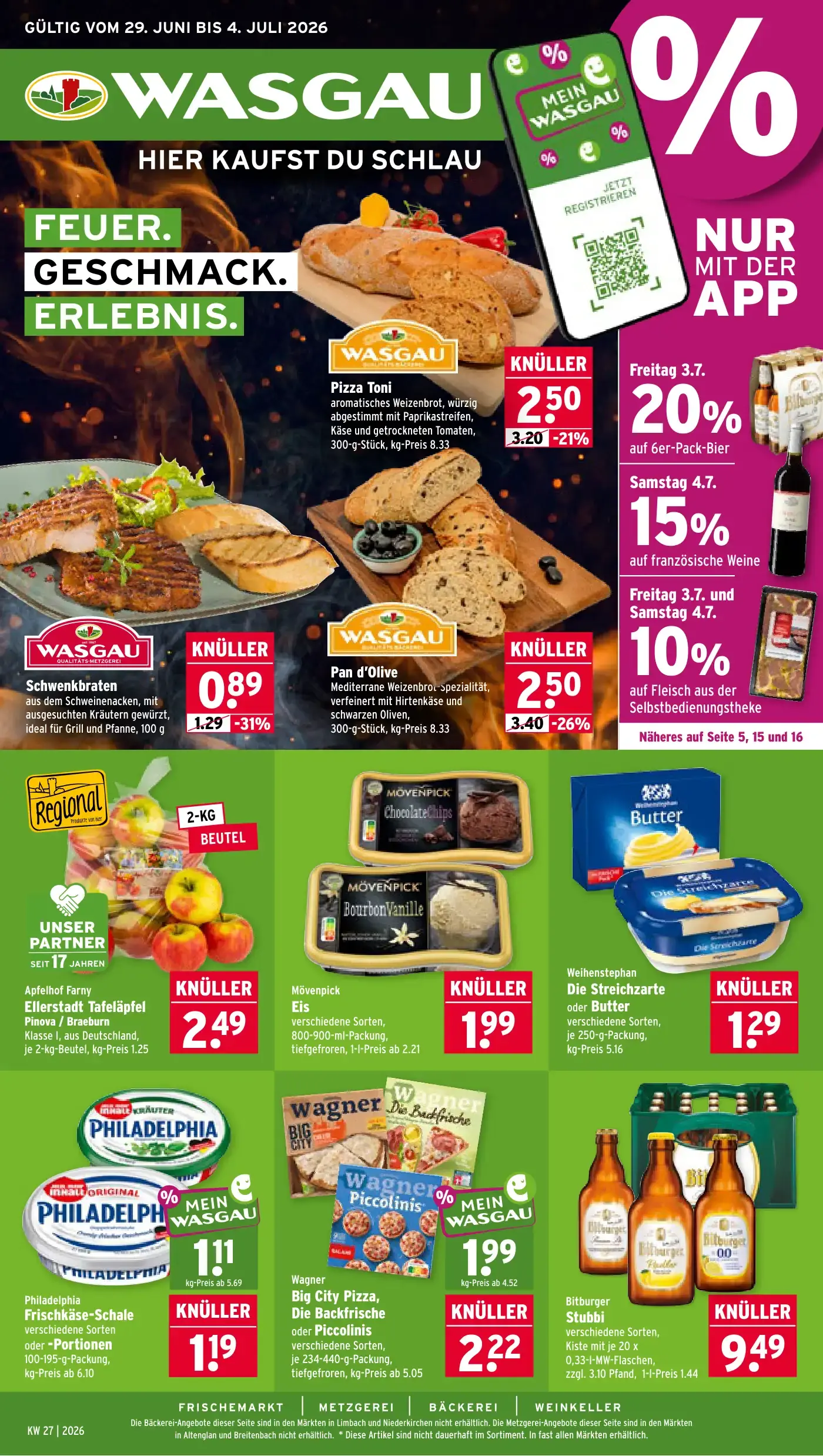 Wasgau Prospekt Seite 1