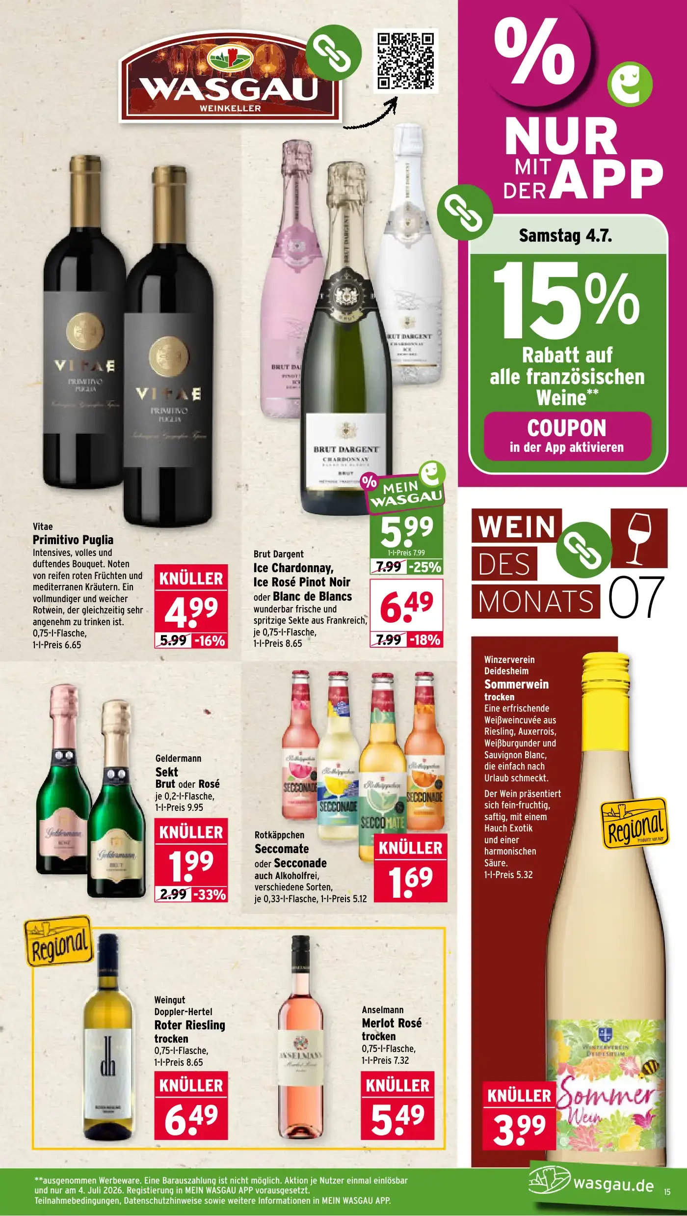 Wasgau Prospekt Seite 15