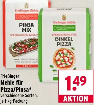 Frießinger Mehle für Pizza/Pinsa*