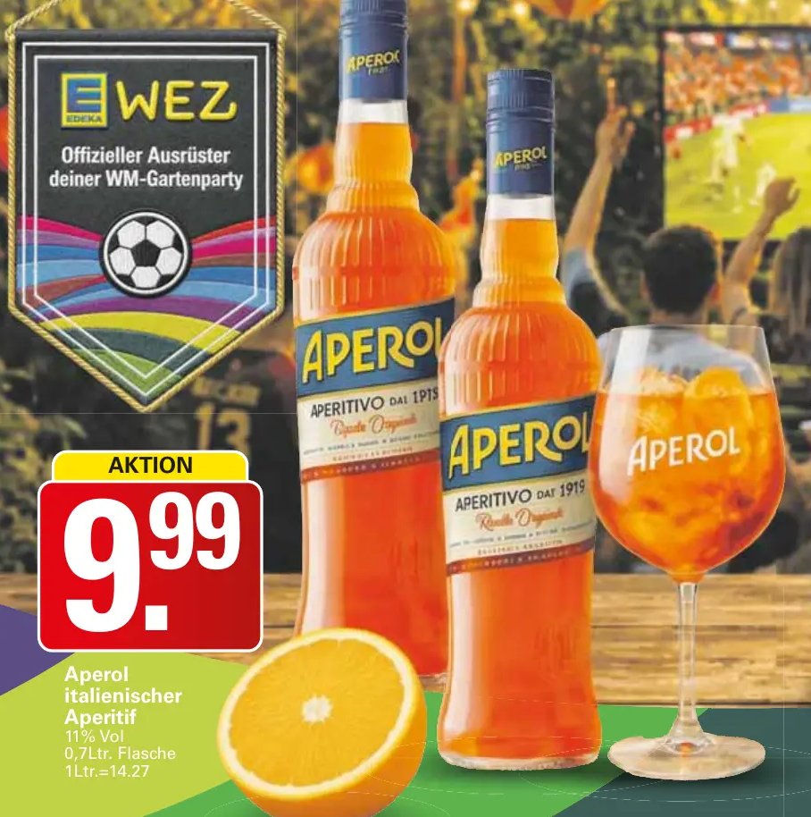 Aperol italienischer Aperitif