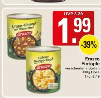 Erasco Eintöpfe