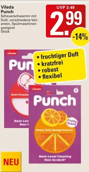 Vileda Punch Scheuerschwamm