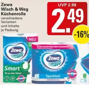 Zewa Wisch & Weg Küchenrolle