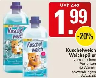 Kuschelweich Weichspüler
