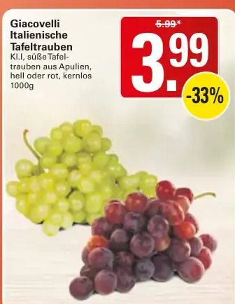 Giacovelli Italienische Tafeltrauben