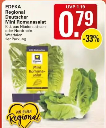 EDEKA Regional Deutscher Mini Romanasalat