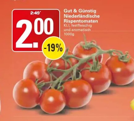Gut & Günstig Niederländische Rispentomaten