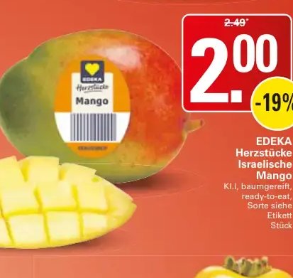 EDEKA Herzstücke Israelische Mango