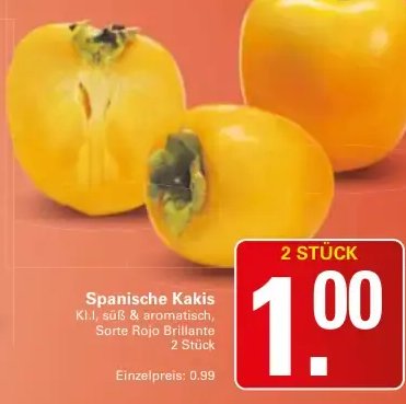 Spanische Kakis
