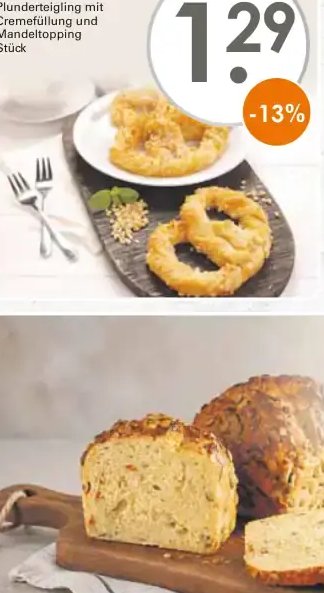 Süße Mandelbrezel