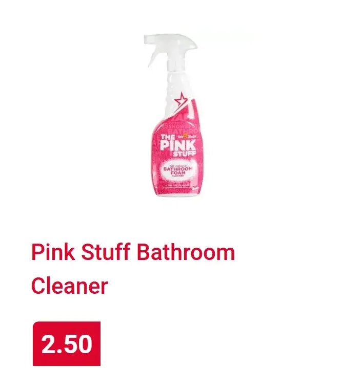 Pink Stuff Bathroom Cleaner
