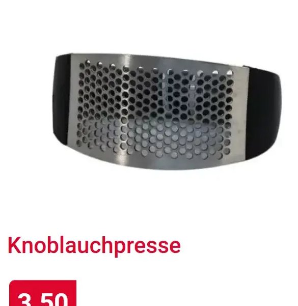 Knoblauchpresse
