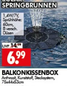 SOLAR-SPRINGBRUNNEN